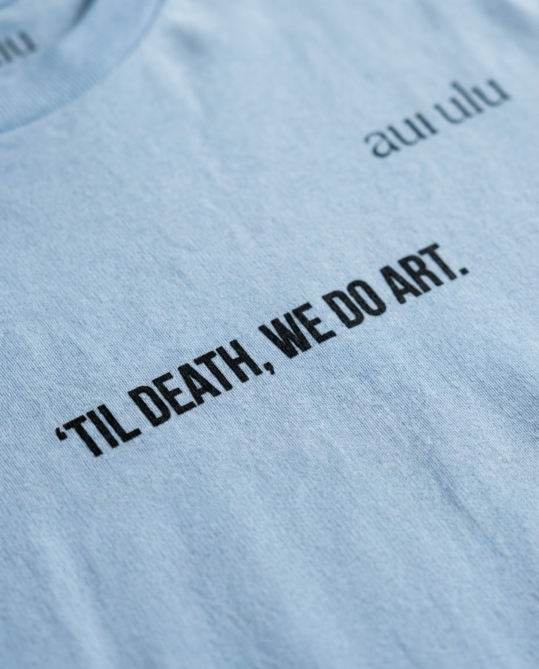 Men's white We Do Art T-shirt by aurulu with colorful print design on front, casual short-sleeve tee for everyday wear.