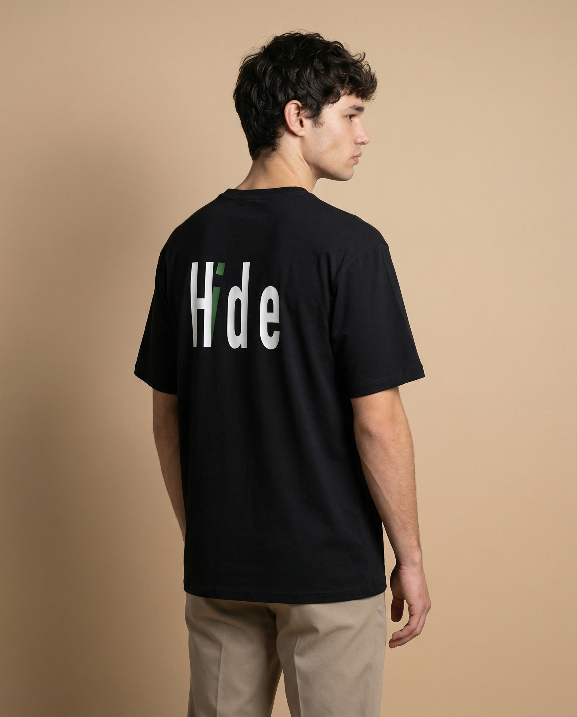 Men's Hidden Identity Tee by aurulu featuring a stylish print design on soft fabric.