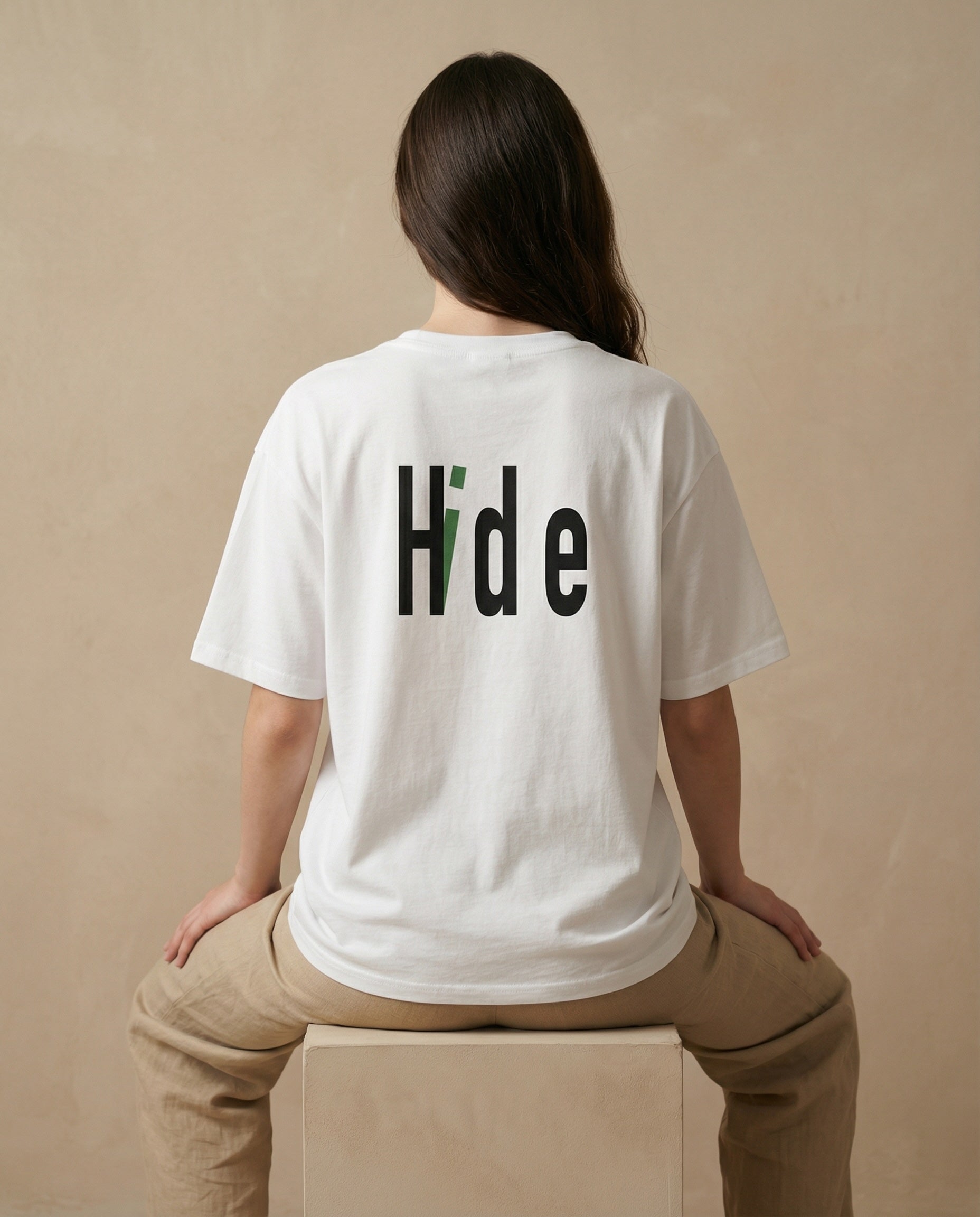 Aurulu Hidden Identity Tee for women featuring a stylish print design, made from comfortable, high-quality material.