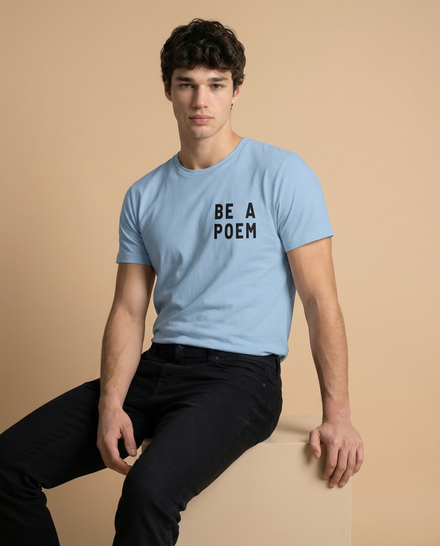 Aurulu Second Look Tee for men featuring a stylish print on soft fabric, casual fit, perfect for everyday wear.