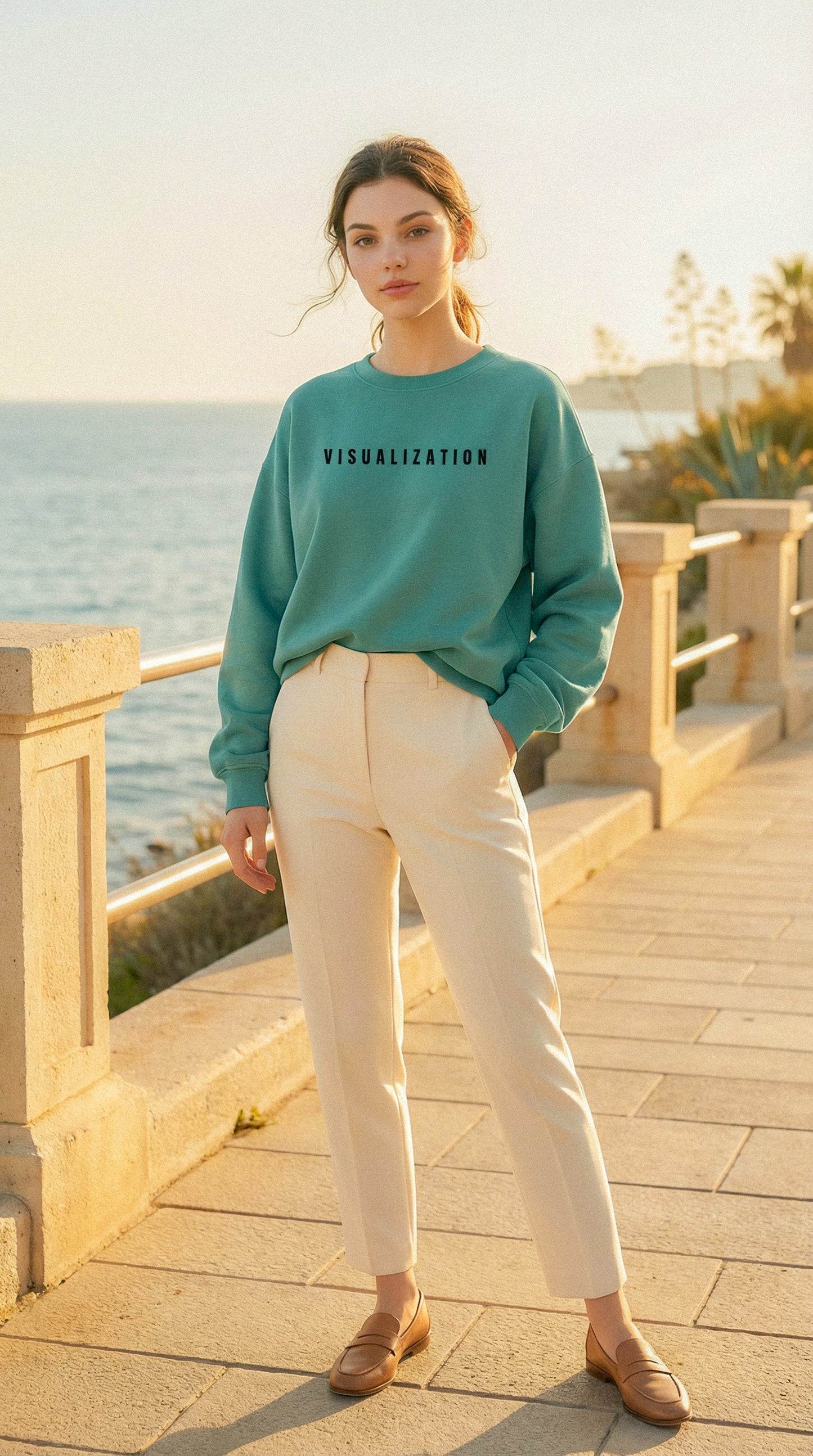 Visualization Crewneck Sweatshirt.