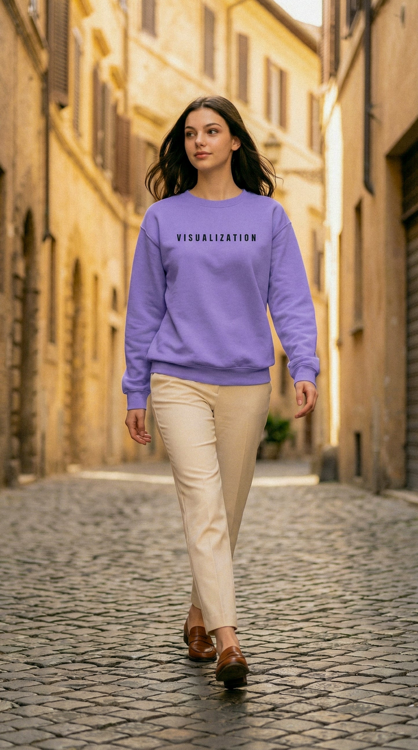 Visualization Crewneck Sweatshirt.