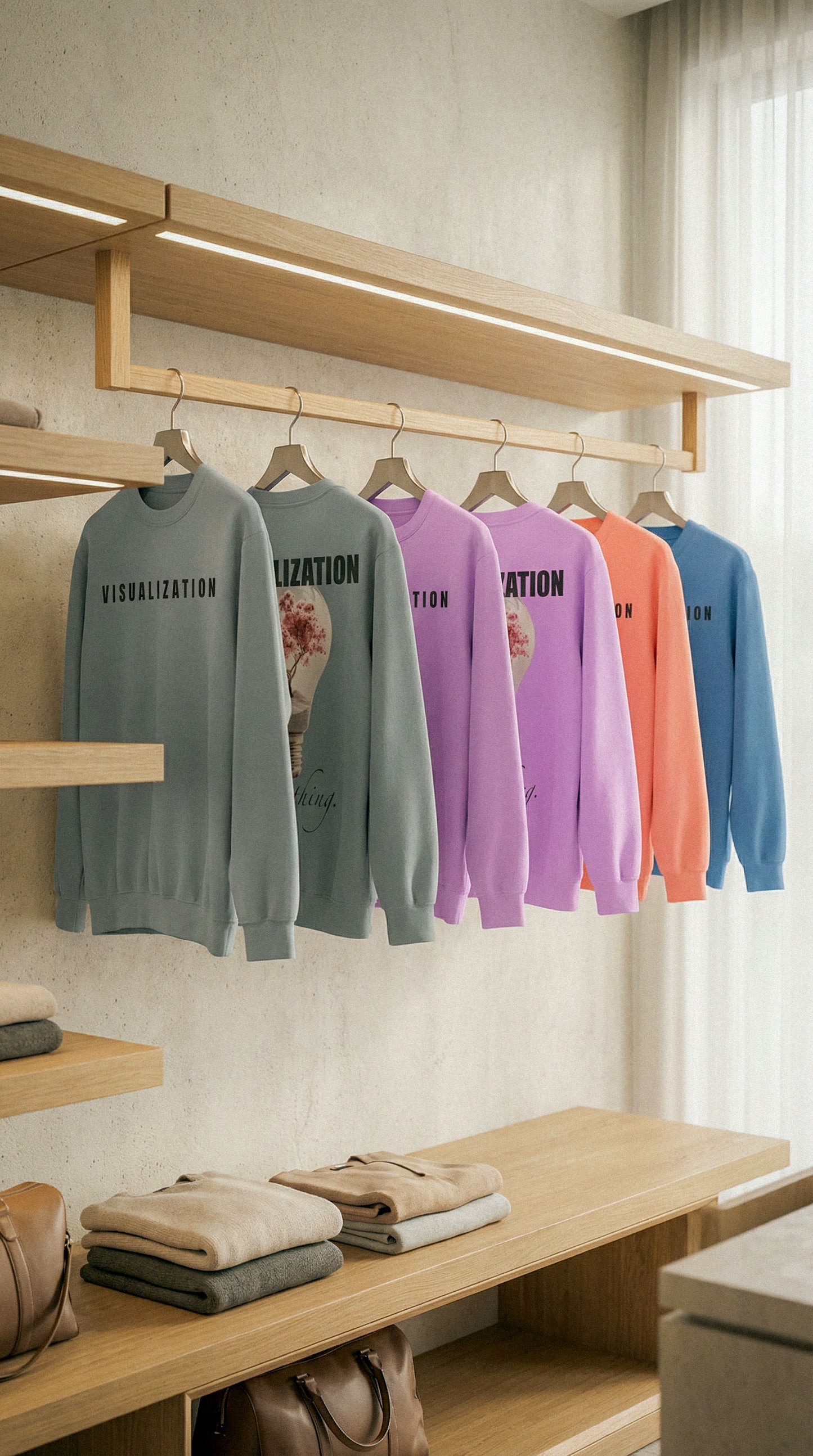 Visualization Crewneck Sweatshirt.