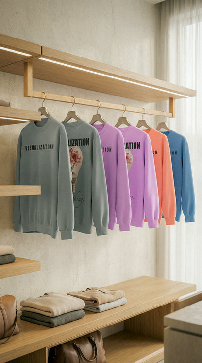 Visualization Crewneck Sweatshirt.