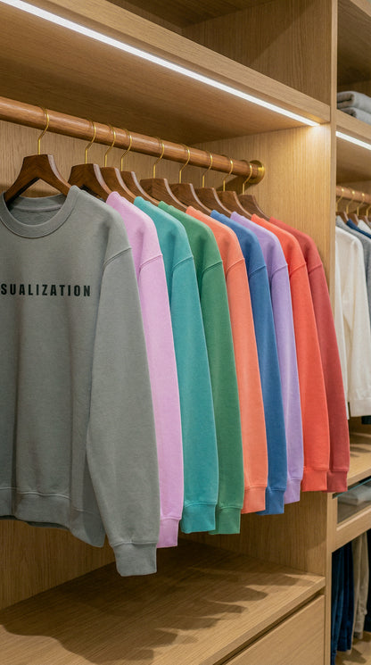 Visualization Crewneck Sweatshirt.