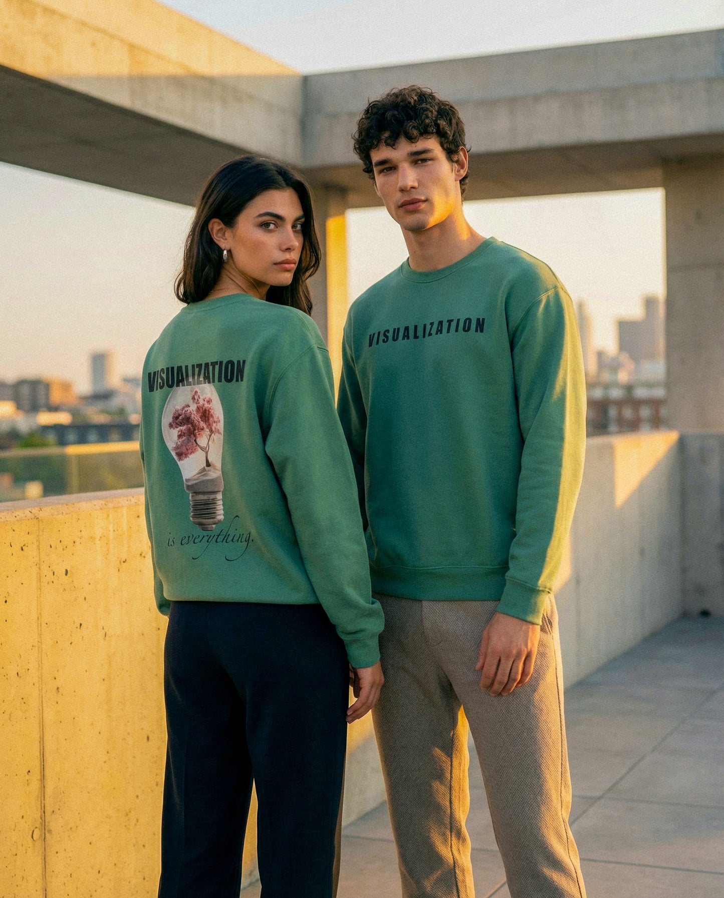 Visualization Crewneck Sweatshirt.