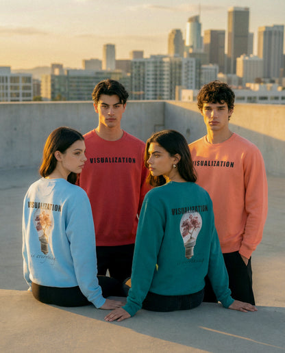 Visualization Crewneck Sweatshirt.