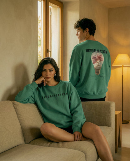 Visualization Crewneck Sweatshirt.