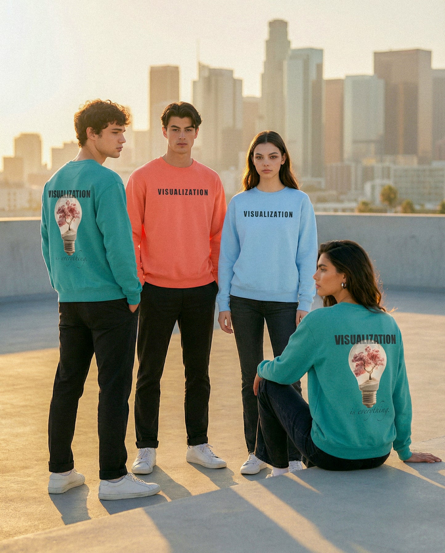 Visualization Crewneck Sweatshirt.