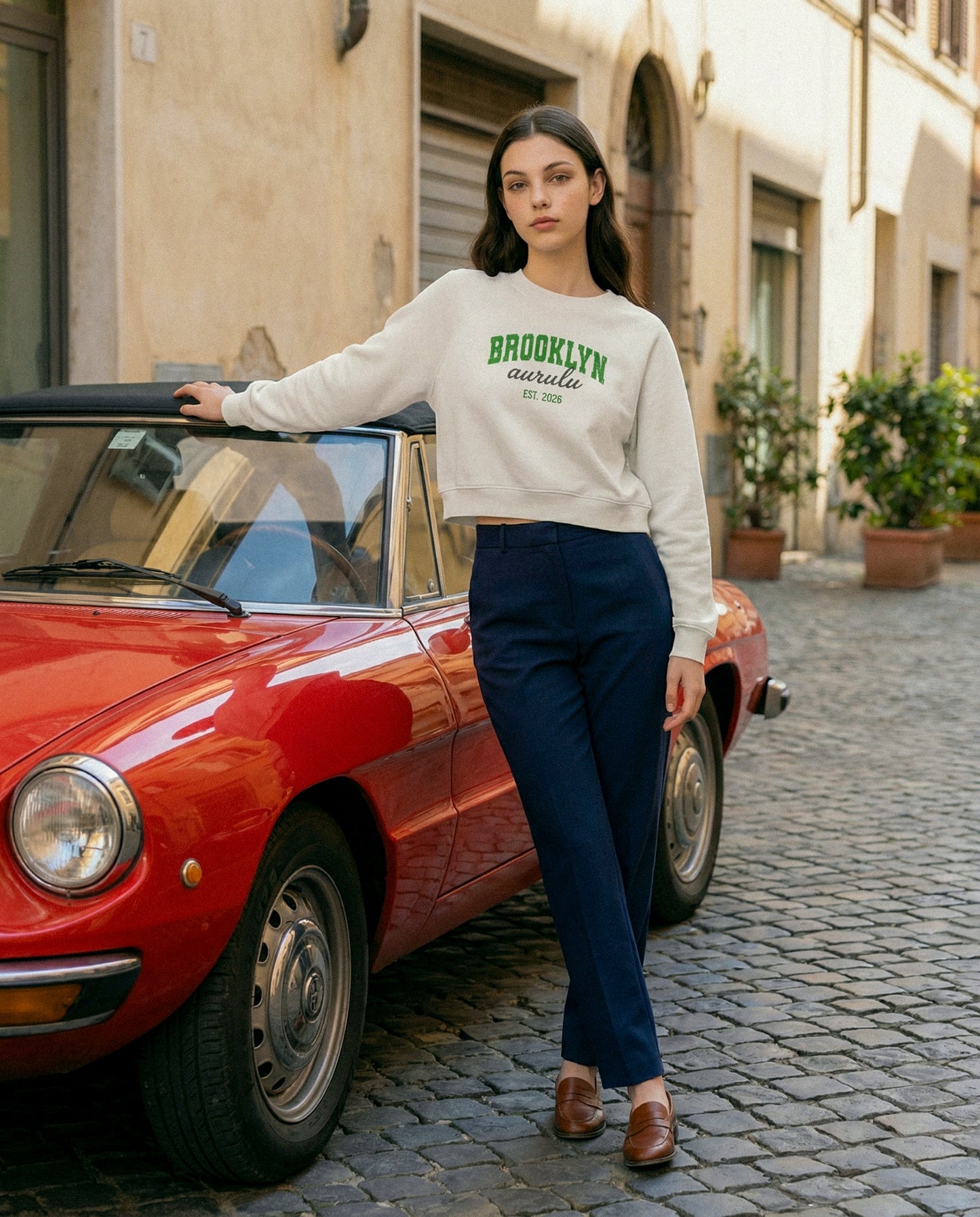 Brooklyn Cropped Sweatshirt