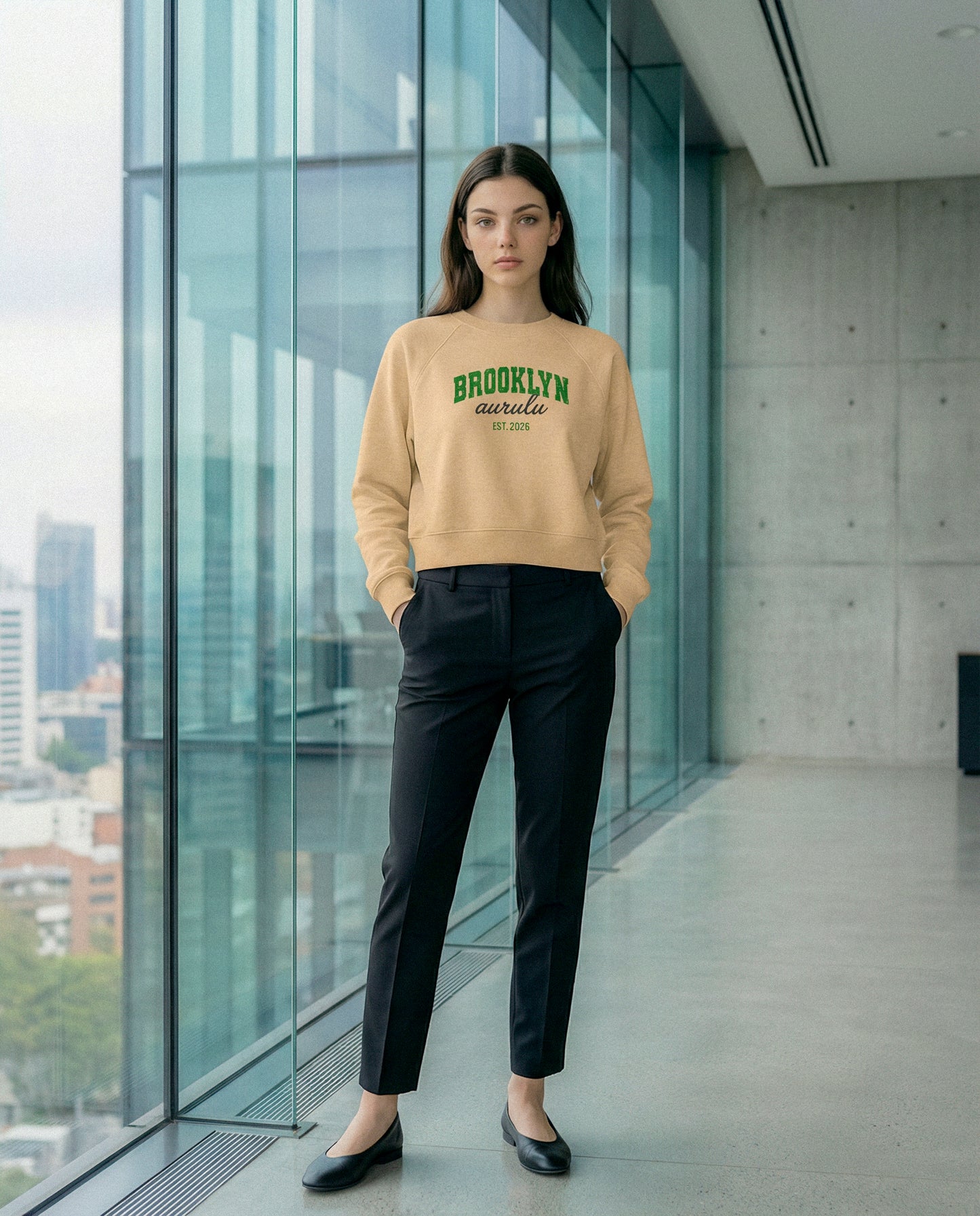 Brooklyn Cropped Sweatshirt