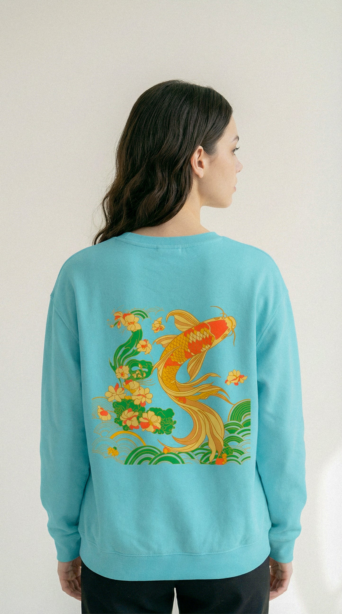 Koi Crewneck Unisex Sweatshirt.