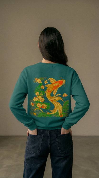 Koi Crewneck Unisex Sweatshirt.