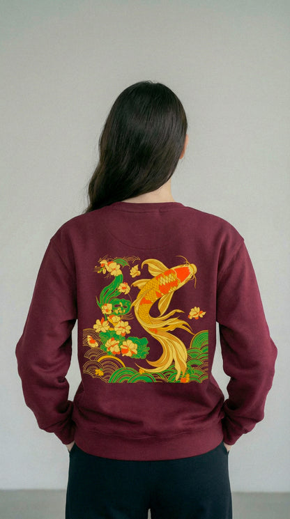 Koi Crewneck Unisex Sweatshirt.
