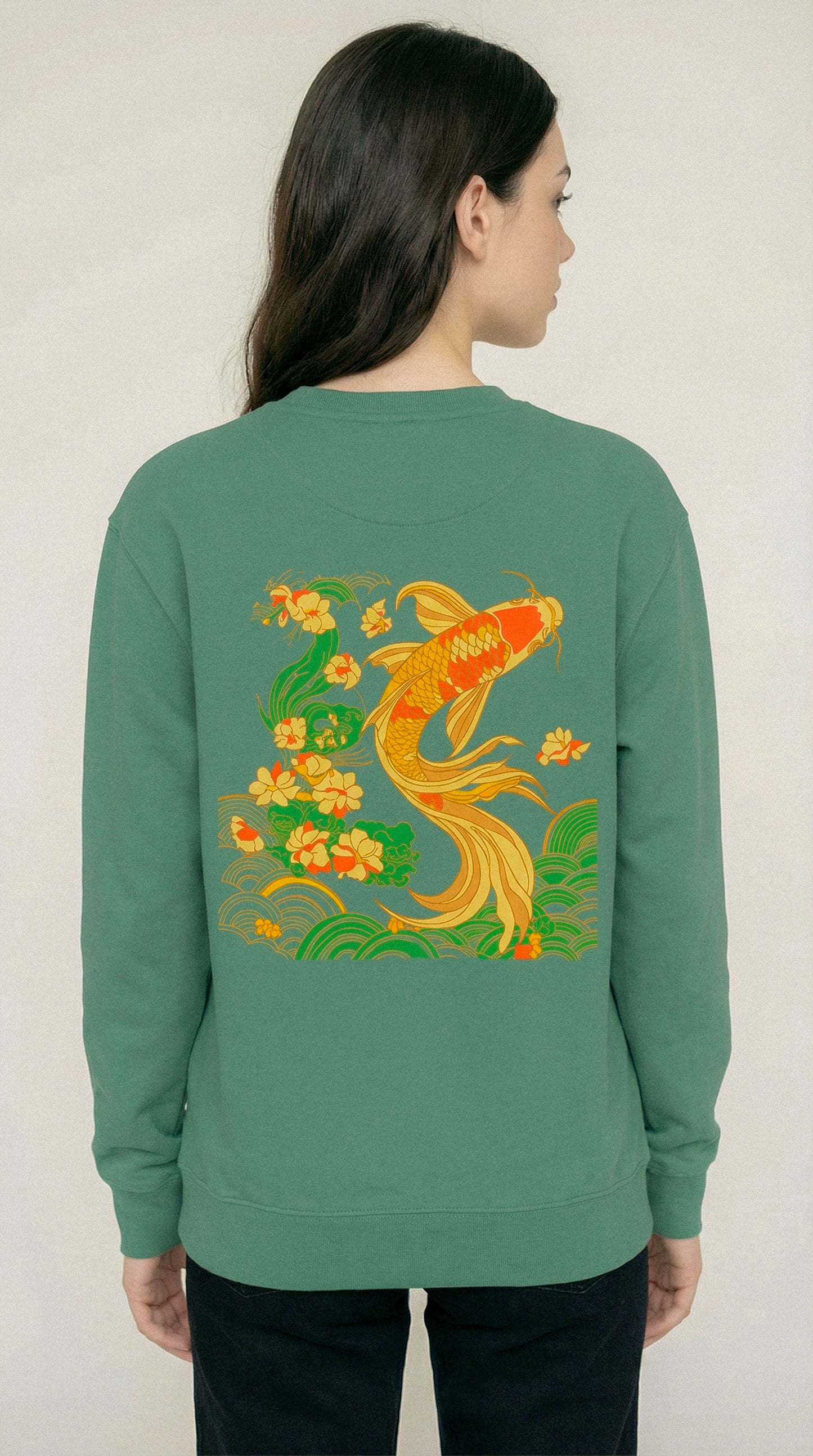 Koi Crewneck Unisex Sweatshirt.