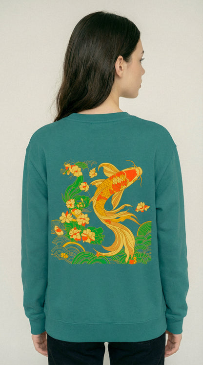 Koi Crewneck Unisex Sweatshirt.