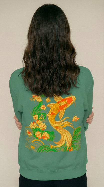 Koi Crewneck Unisex Sweatshirt.