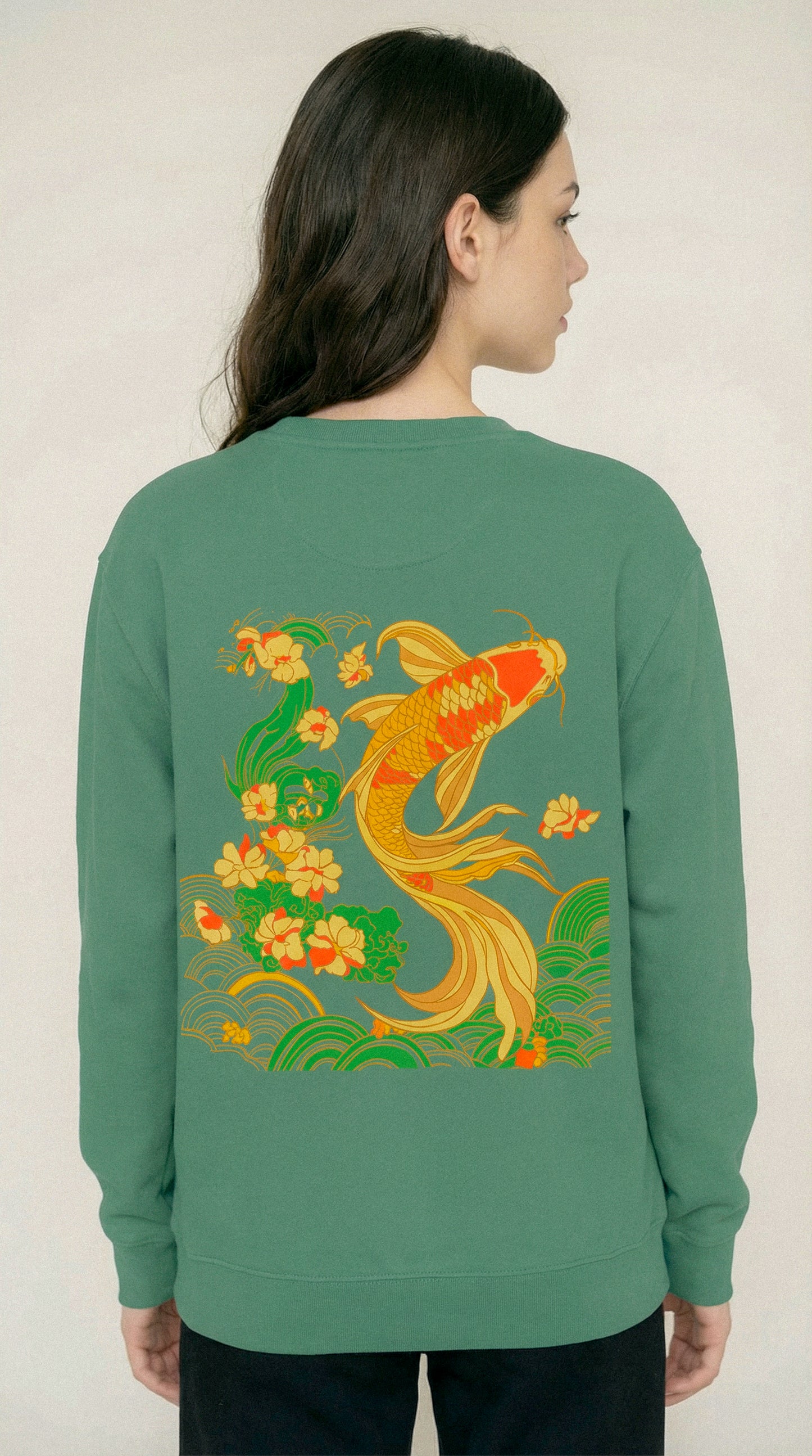 Koi Crewneck Unisex Sweatshirt.