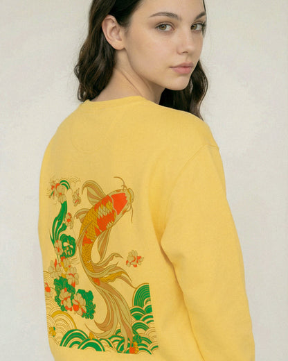 Koi Crewneck Unisex Sweatshirt.