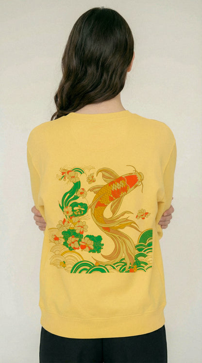 Koi Crewneck Unisex Sweatshirt.