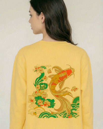 Koi Crewneck Unisex Sweatshirt.