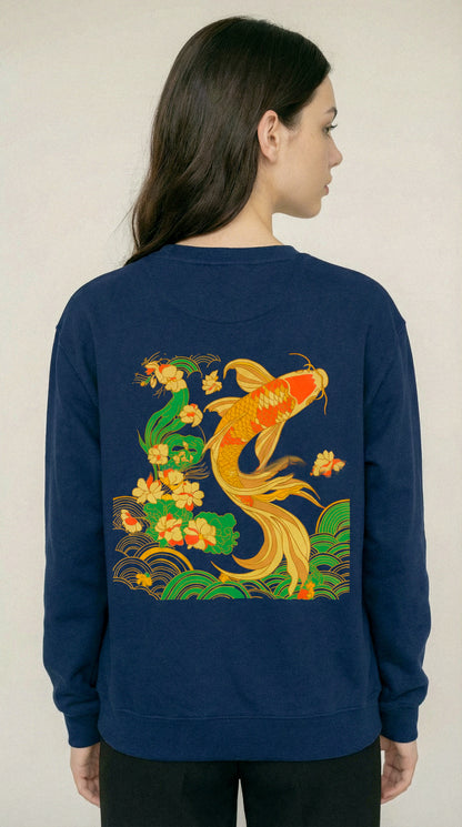 Koi Crewneck Unisex Sweatshirt.