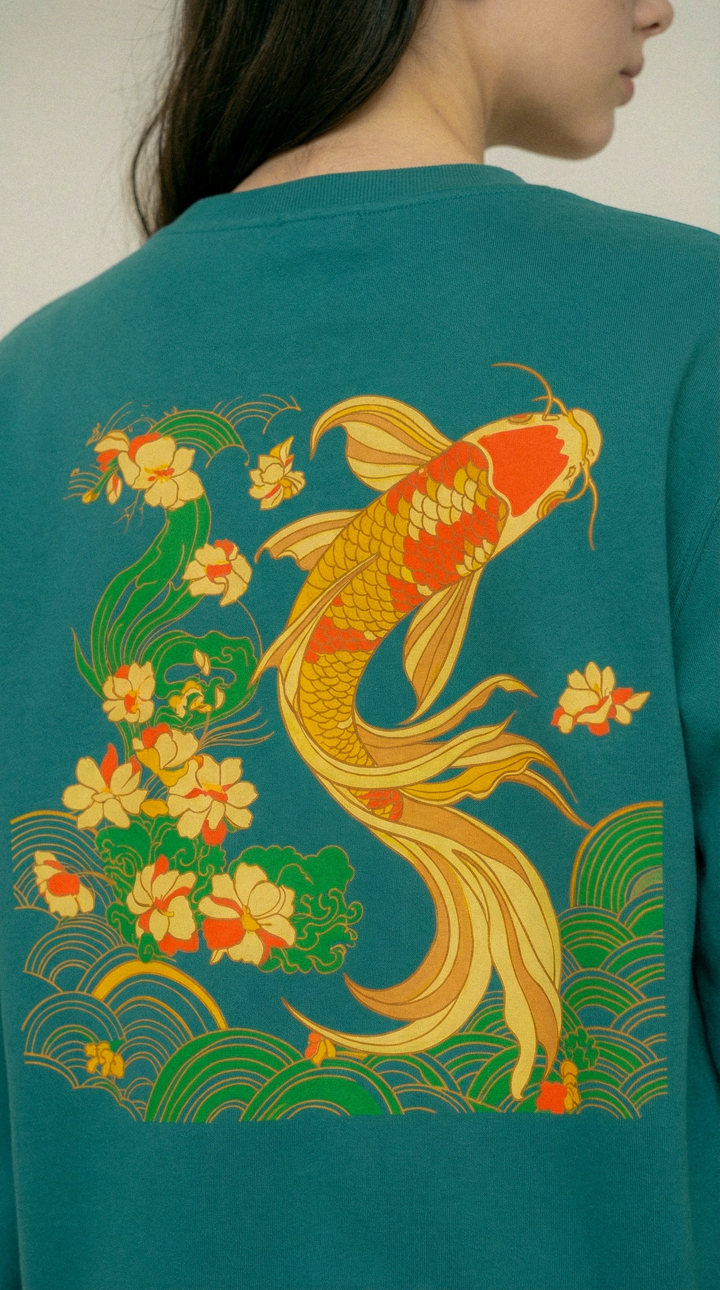 Koi Crewneck Unisex Sweatshirt.