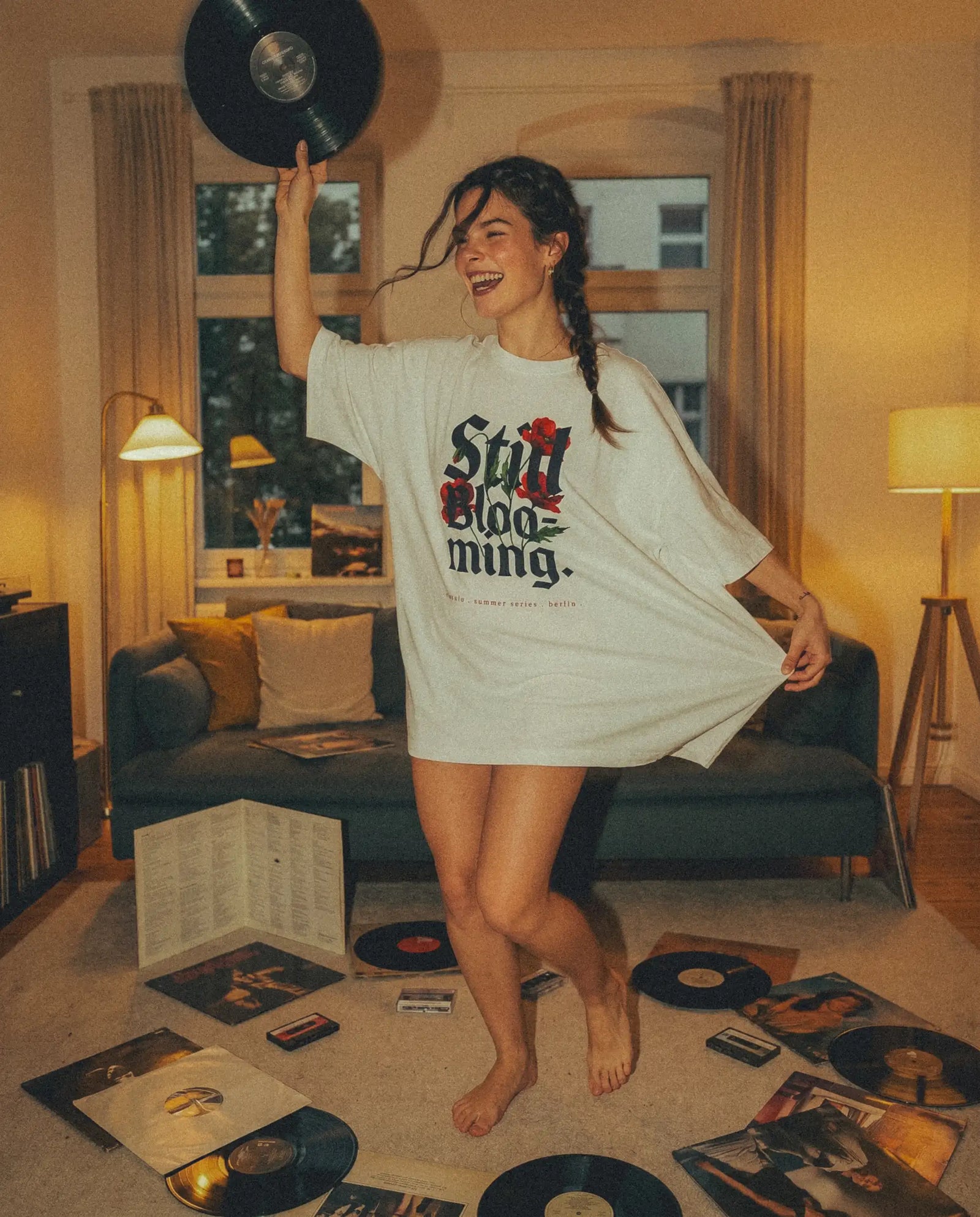 Still Blooming Women's Oversized Tee