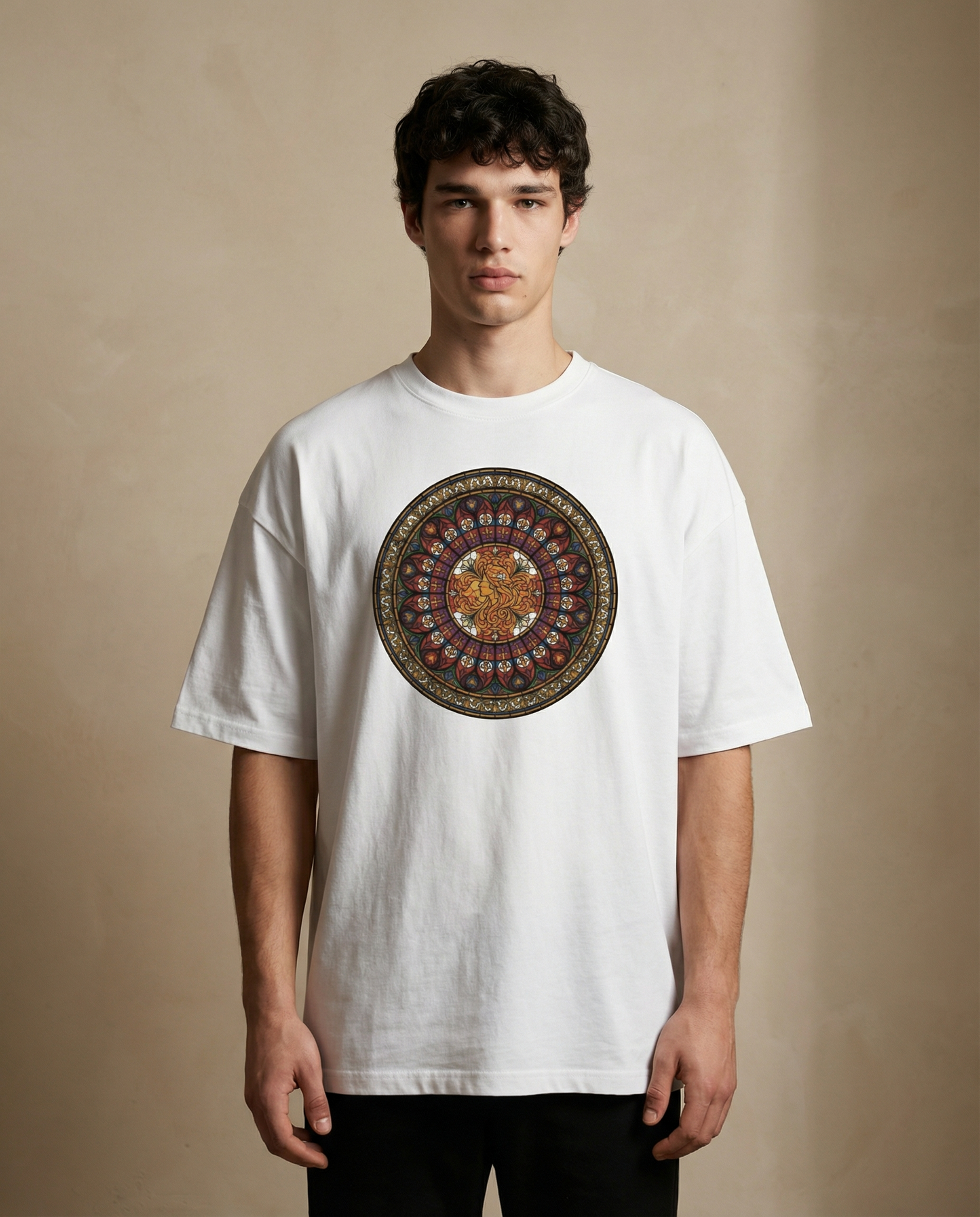 Sancta Aurelia — Rosetta Emblem Tee