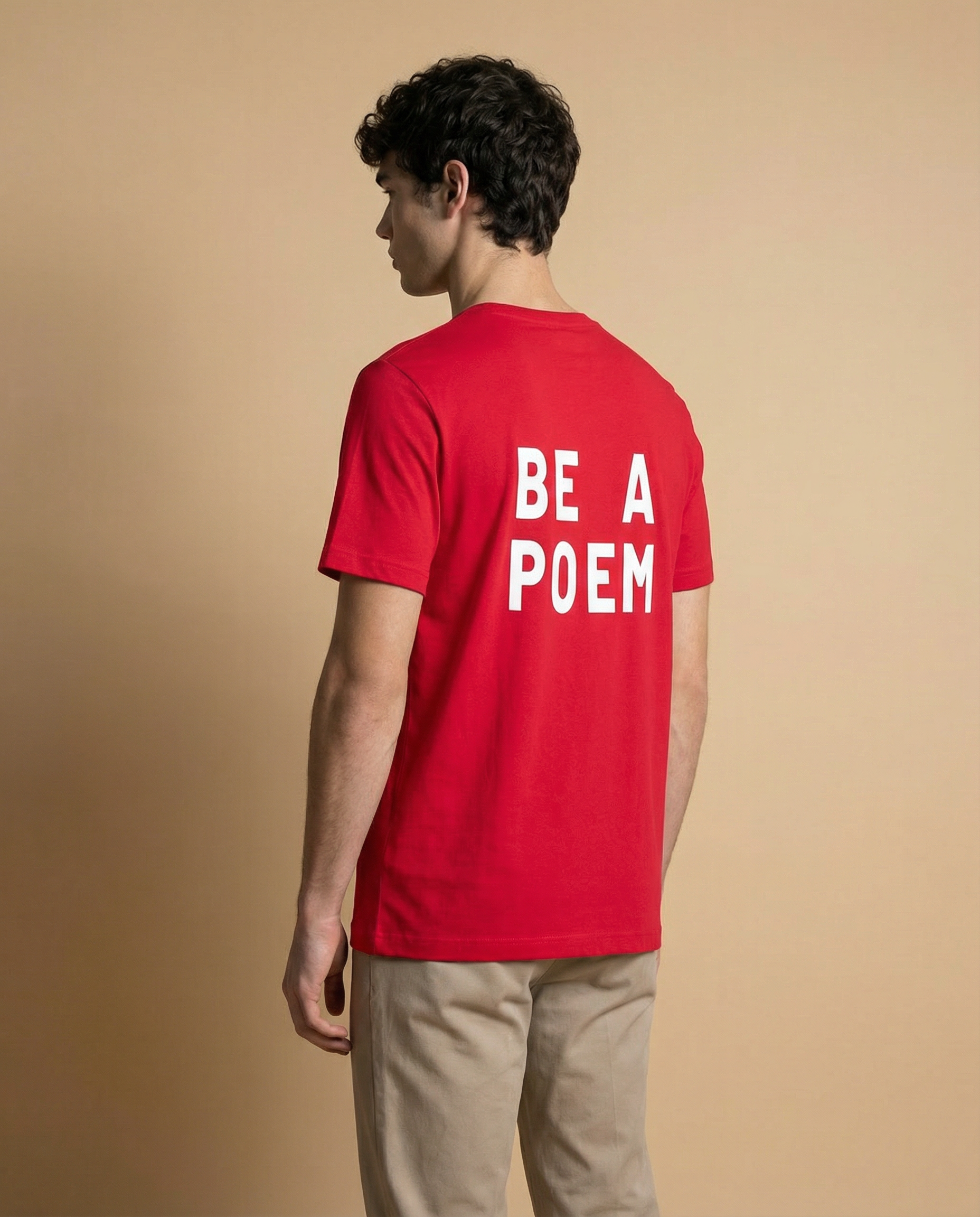 Men's Second Look Tee by aurulu with a stylish print, made from comfortable material, featuring a modern design.