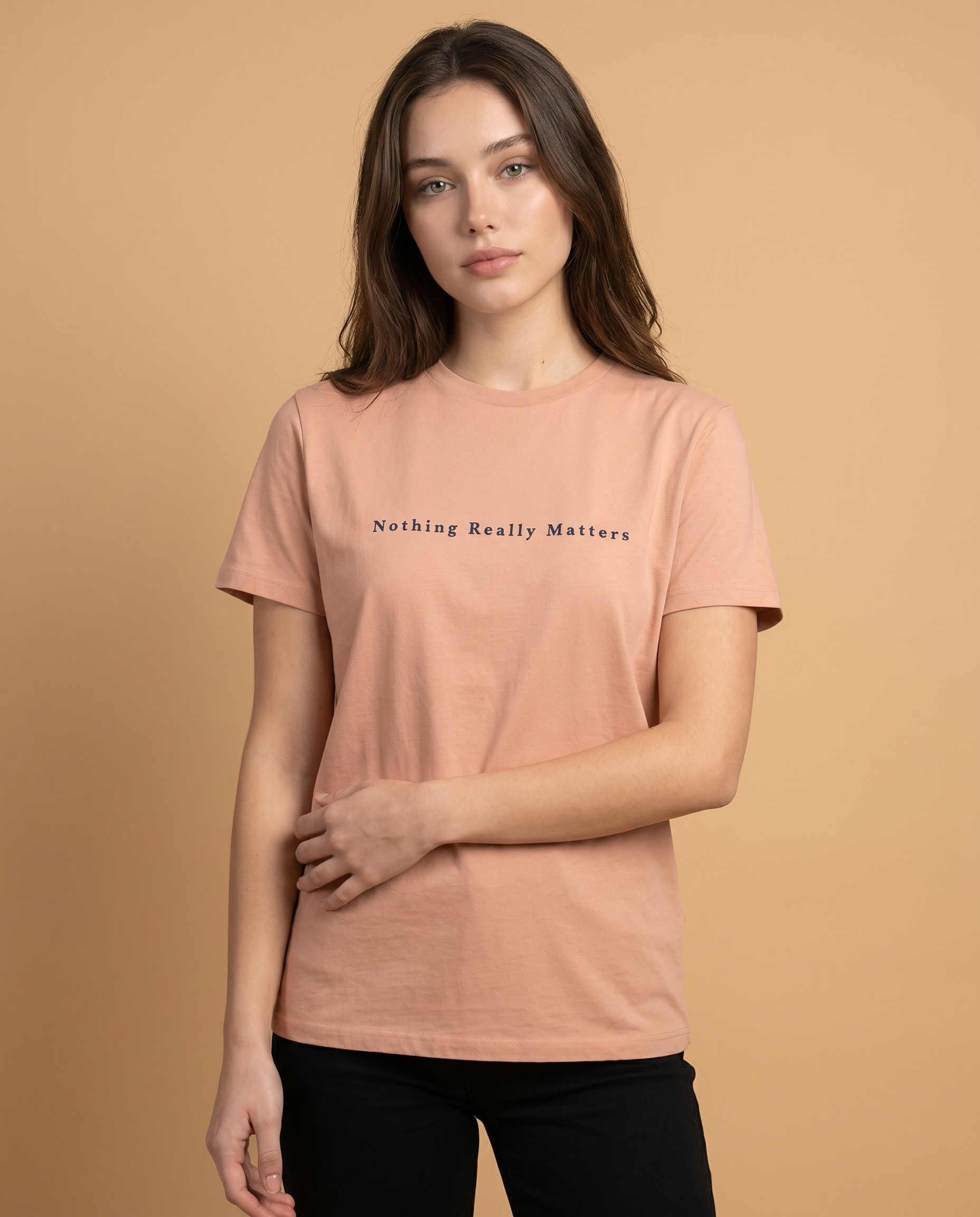 Sea Soul Women's Oversized Tee by Aurulu featuring a vibrant print design on soft fabric.